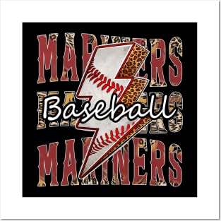 Graphic Baseball Mariners Proud Name Team Vintage Posters and Art